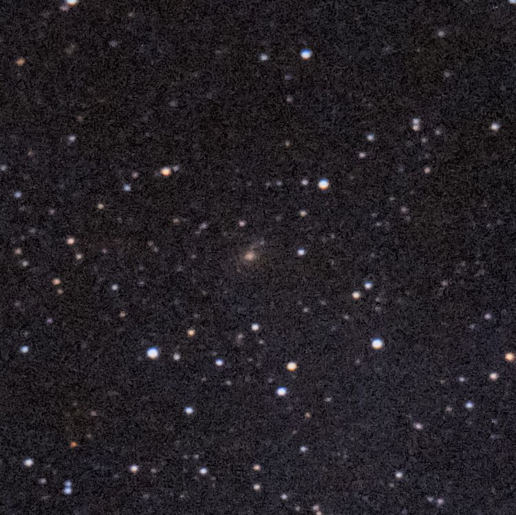 NGC2663 captured through a telescope eyepiece using a smartphone camera - Afocal Astrophotography