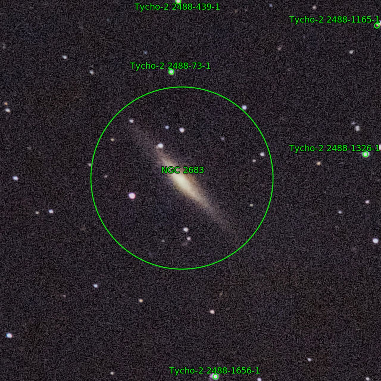 Annotation around NGC2683