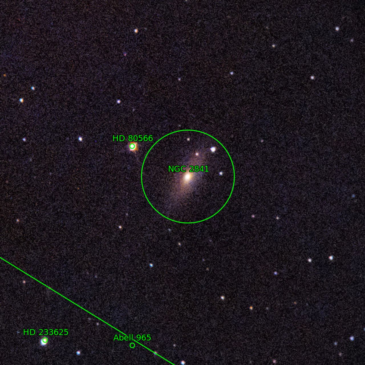Annotation around NGC2841