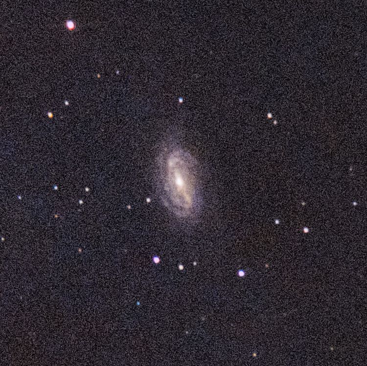 NGC2903 captured through a telescope eyepiece using a smartphone camera - Afocal Astrophotography