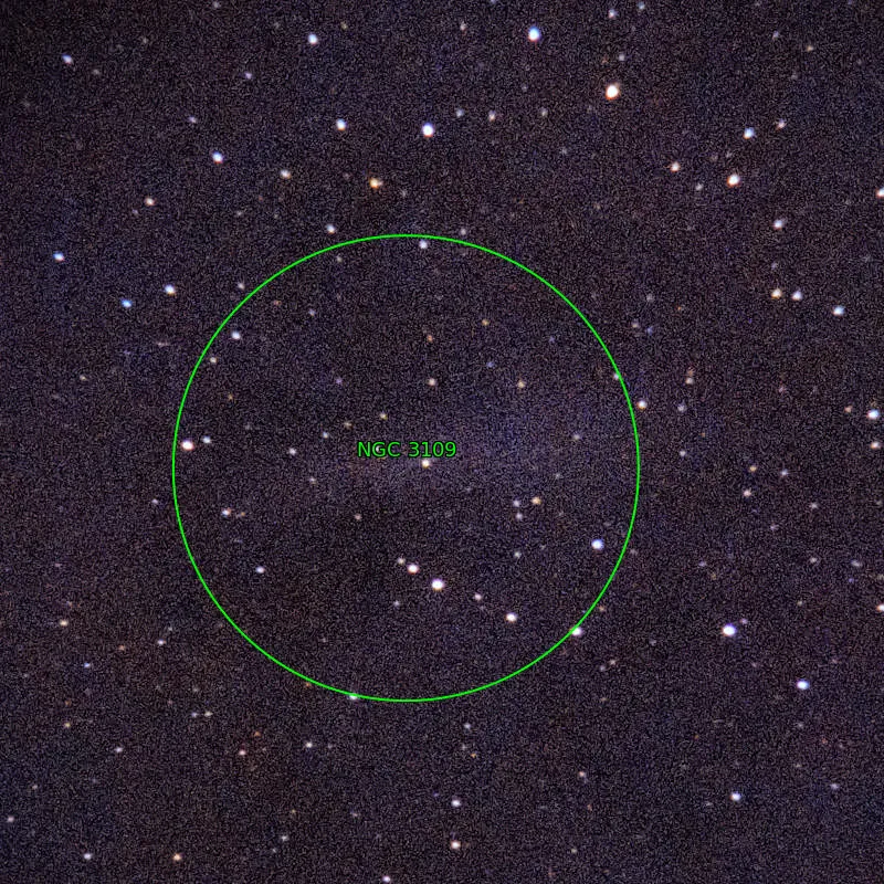 Annotation around NGC3109