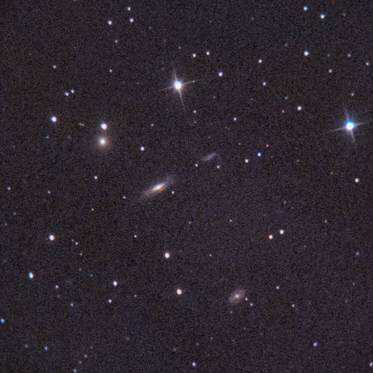 NGC3185 Around captured through a telescope eyepiece using a smartphone camera - Afocal Astrophotography