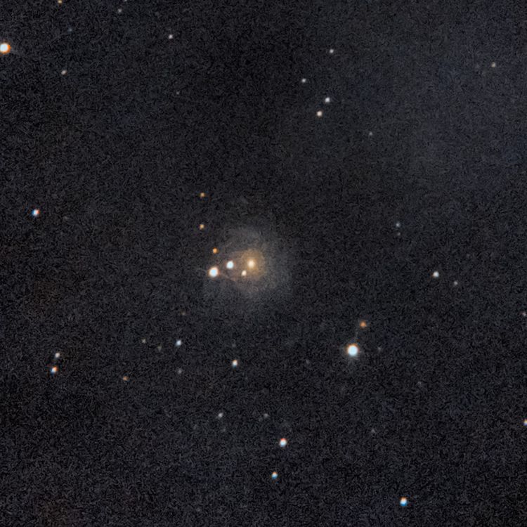 NGC3344 captured through a telescope eyepiece using a smartphone camera - Afocal Astrophotography