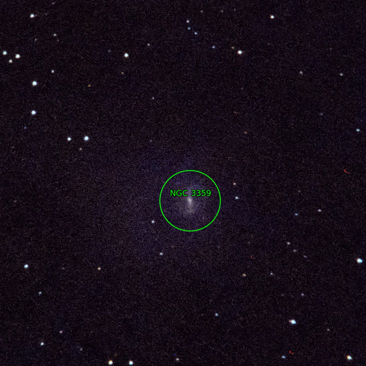 Annotation around NGC3359