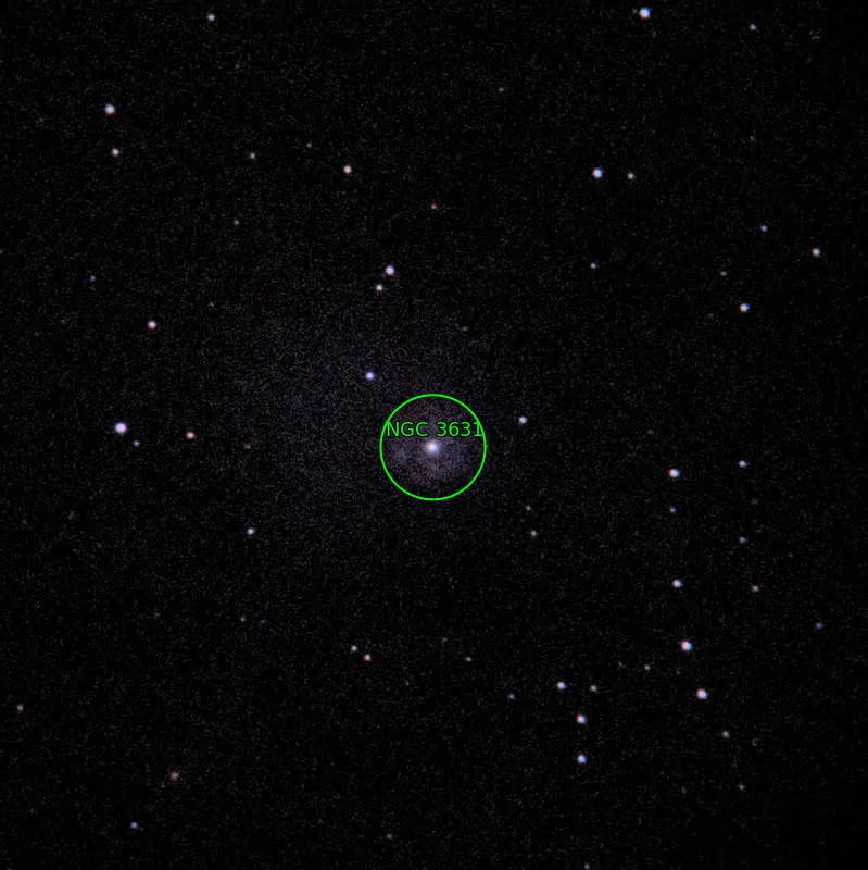 Annotation around NGC3631