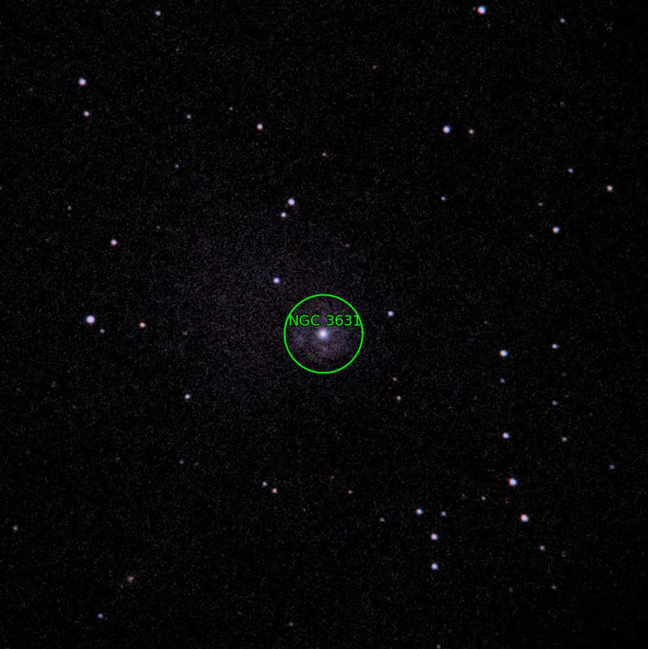 Annotation around NGC3631