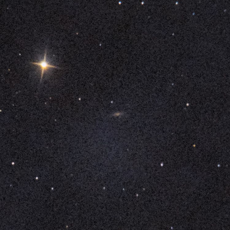 NGC3666 captured through a telescope eyepiece using a smartphone camera - Afocal Astrophotography