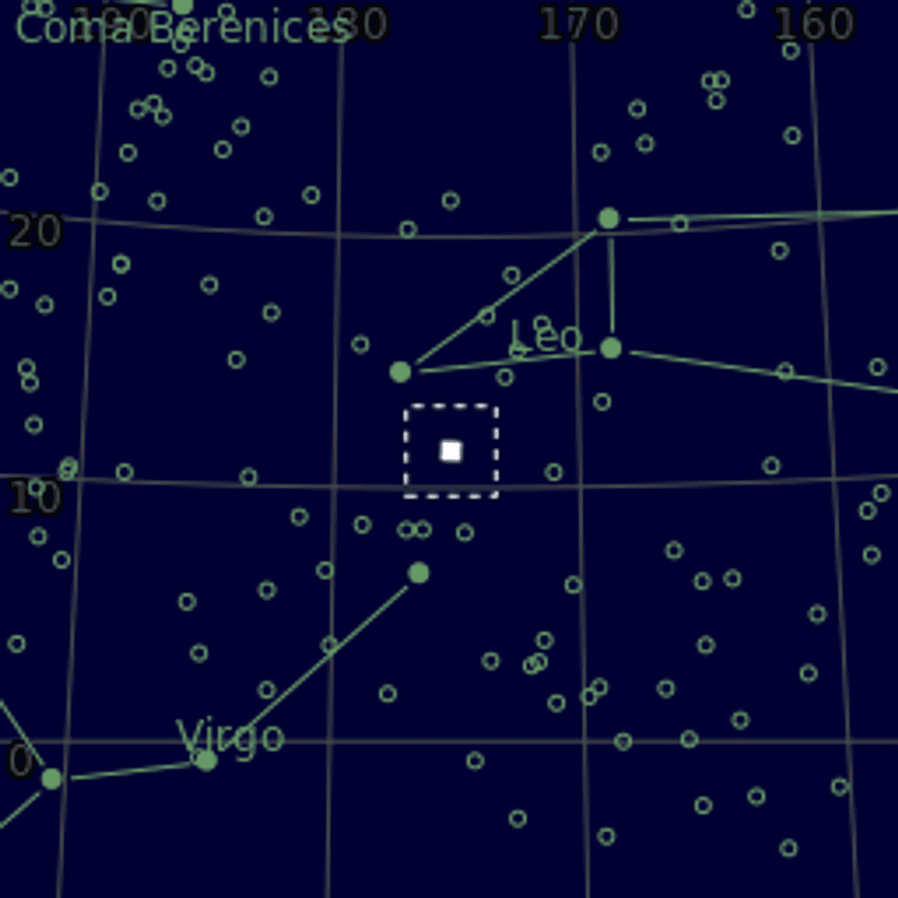 Star map of NGC3810