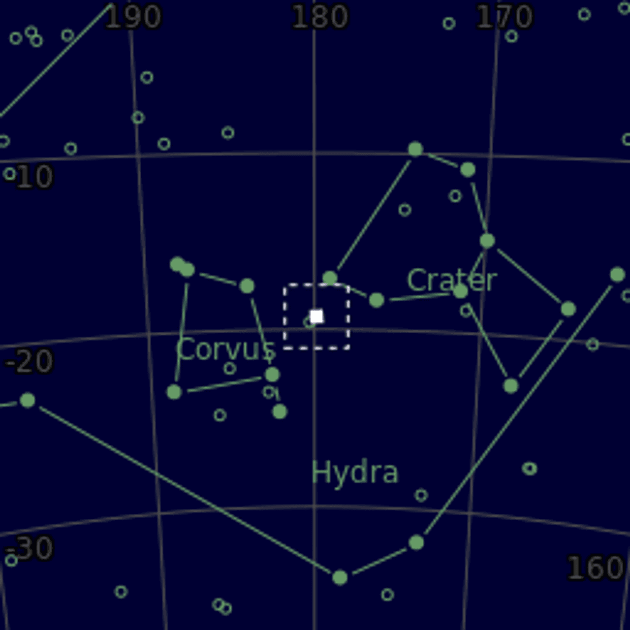 Star map of NGC4027