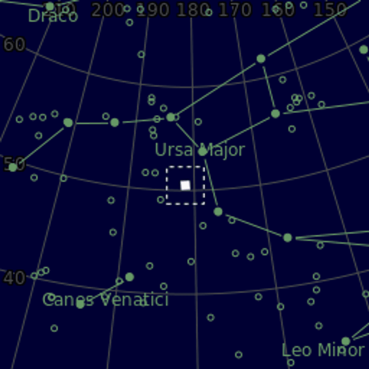 Star map of NGC4088