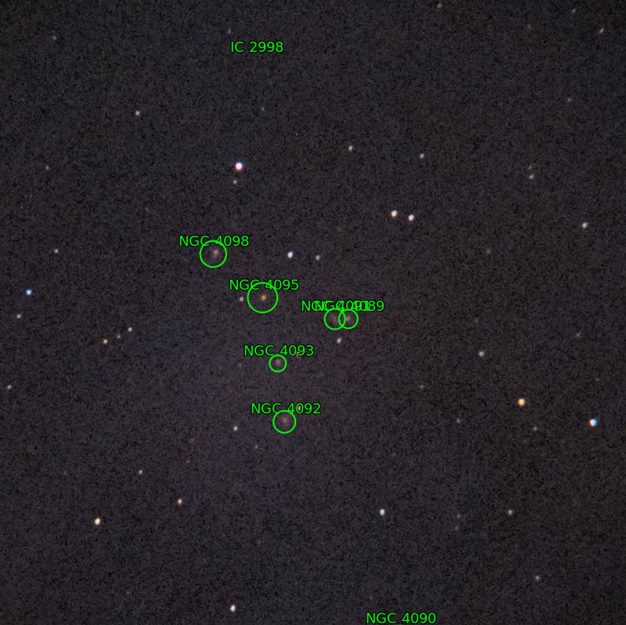 Annotation around NGC4092