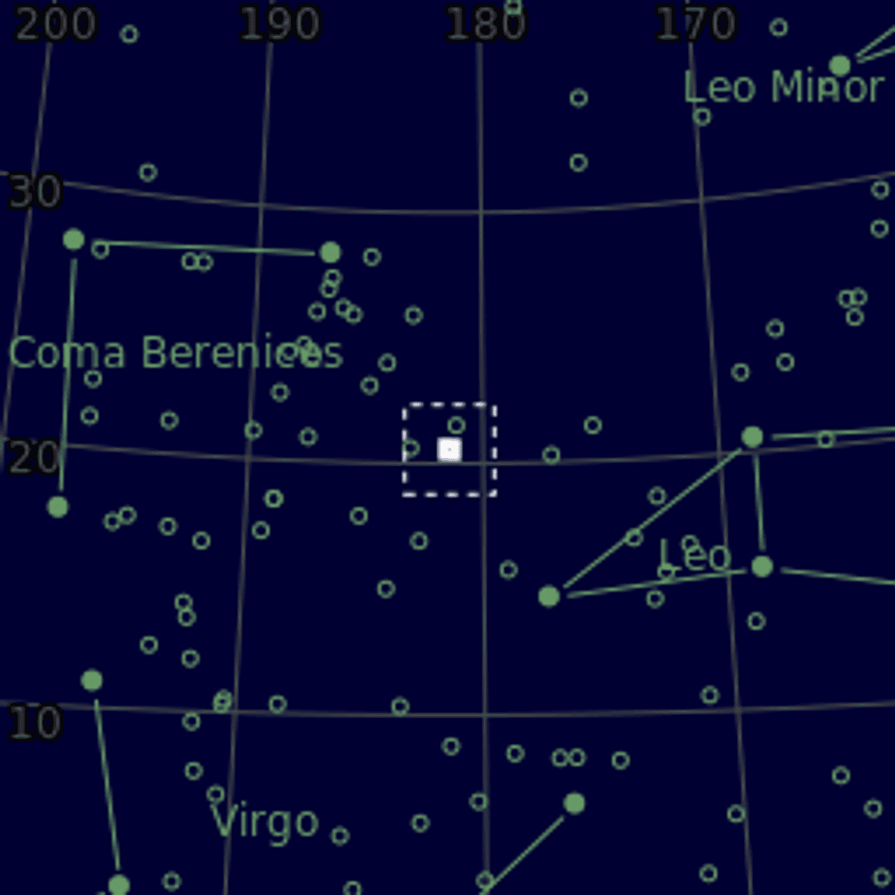 Star map of NGC4092