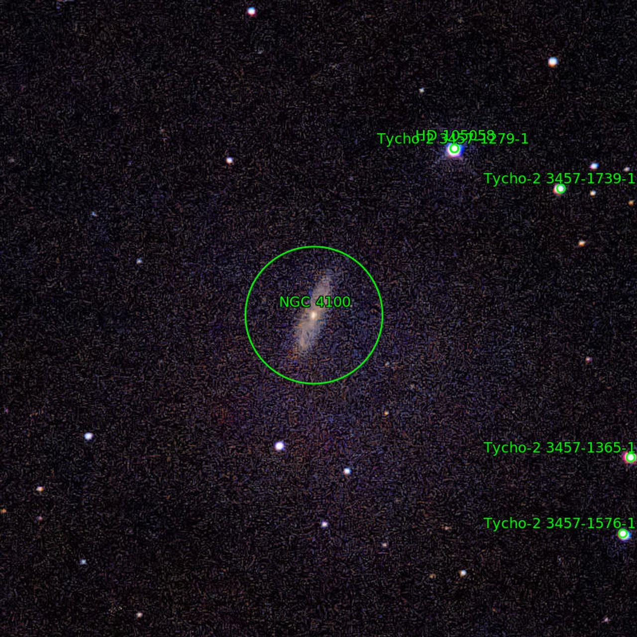 Annotation around NGC4100