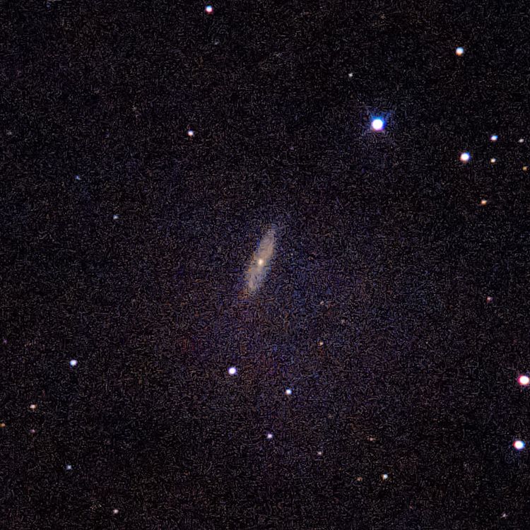 NGC4100 captured through a telescope eyepiece using a smartphone camera - Afocal Astrophotography