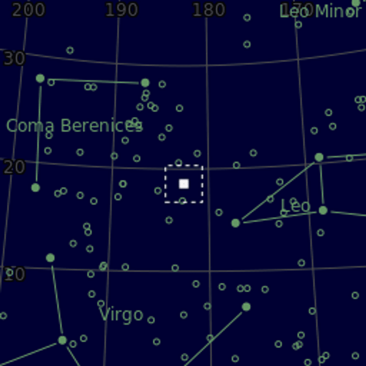 Star map of NGC4147