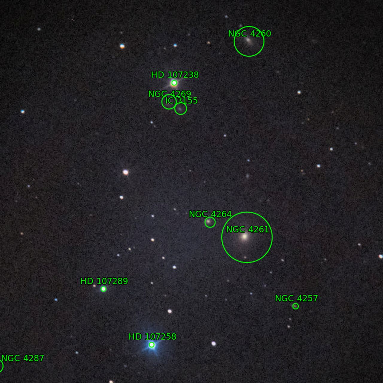 Annotation around NGC4261