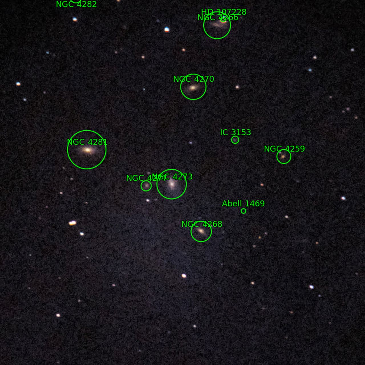 Annotation around NGC4273