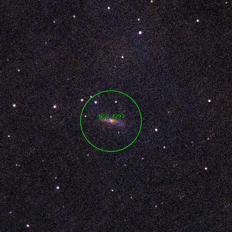 Annotation around NGC4293