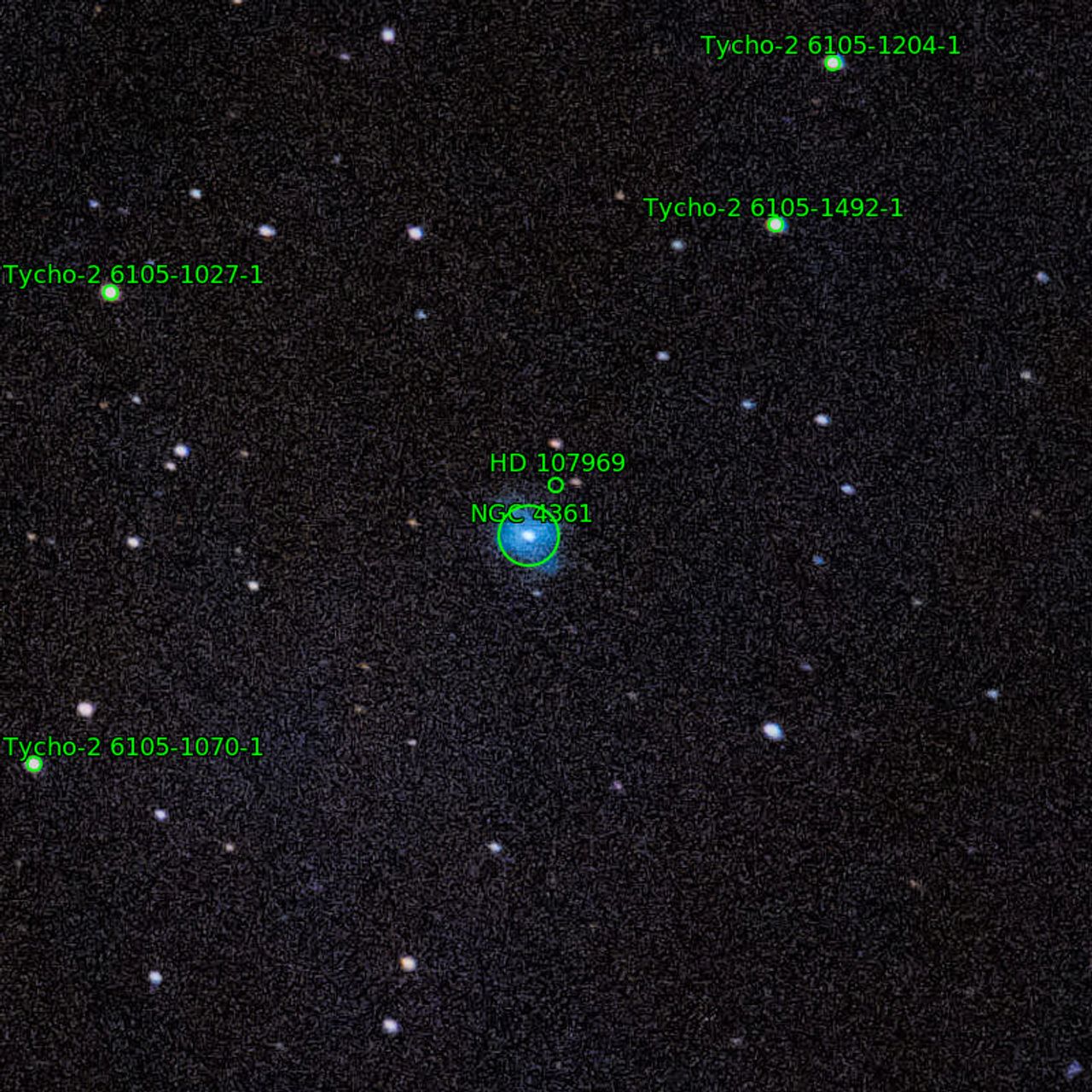 Annotation around NGC4361