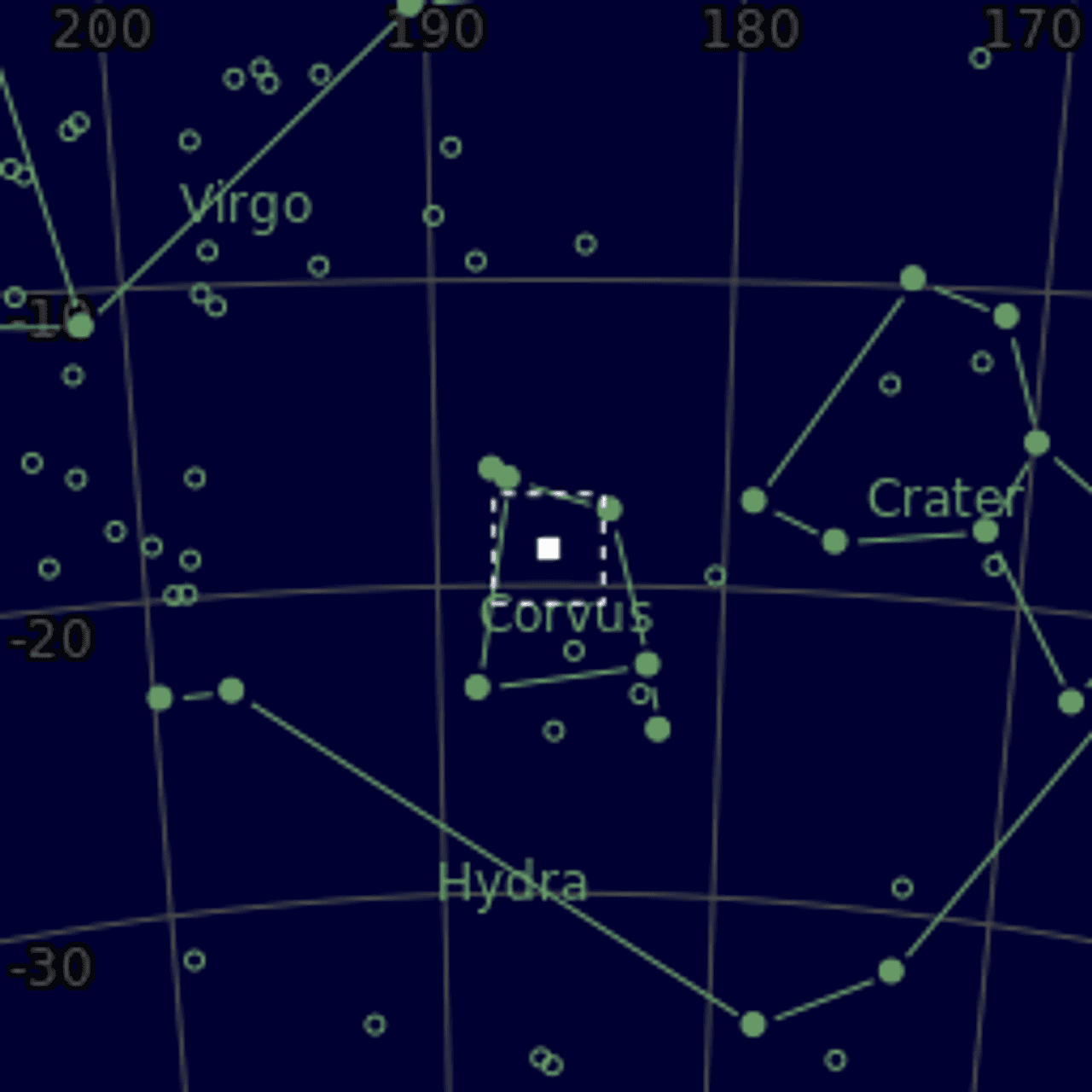 Star map of NGC4361