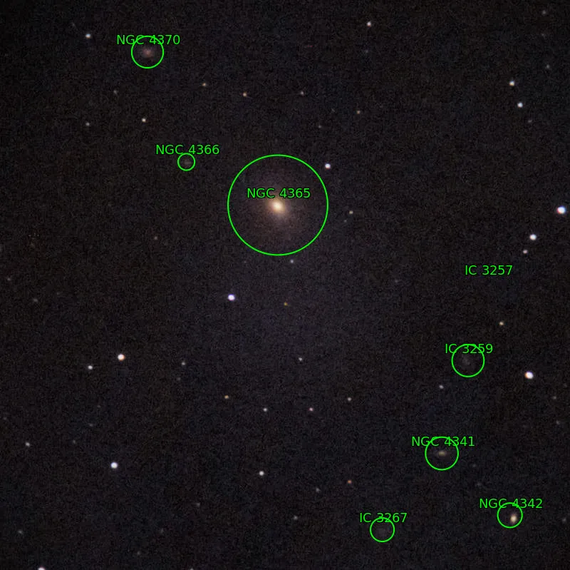 Annotation around NGC4365