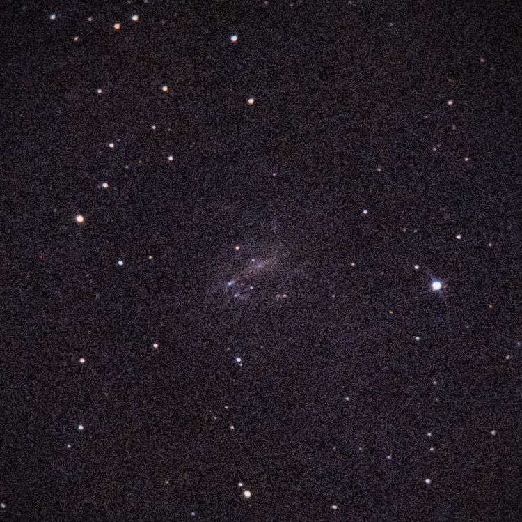 NGC4395 captured through a telescope eyepiece using a smartphone camera - Afocal Astrophotography