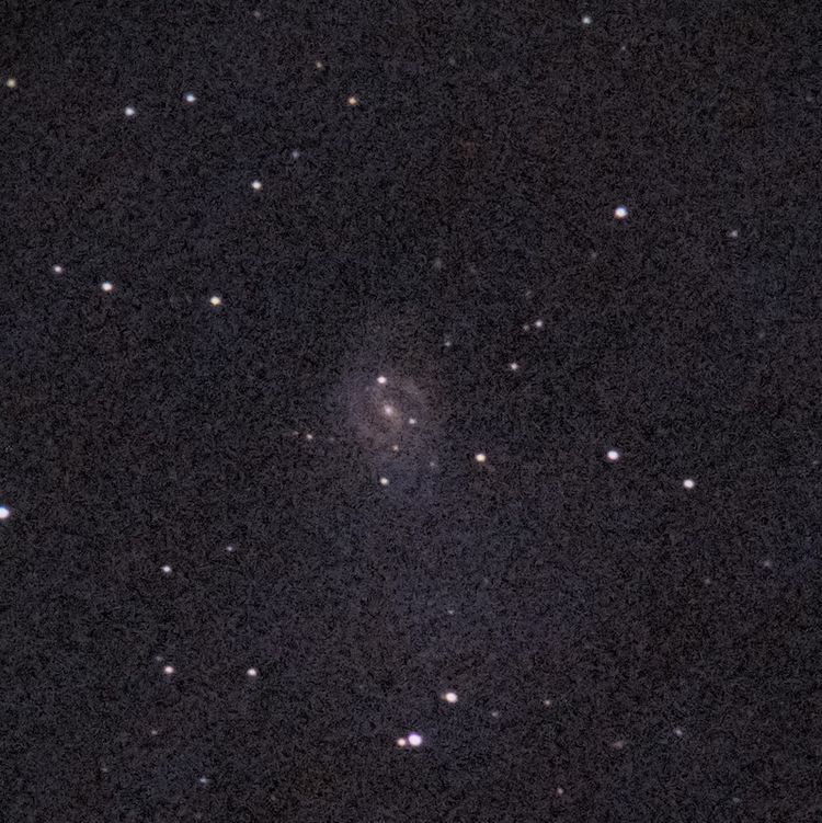 NGC4535 captured through a telescope eyepiece using a smartphone camera - Afocal Astrophotography
