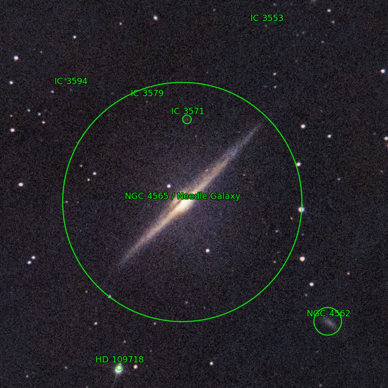 Annotation around NGC4565