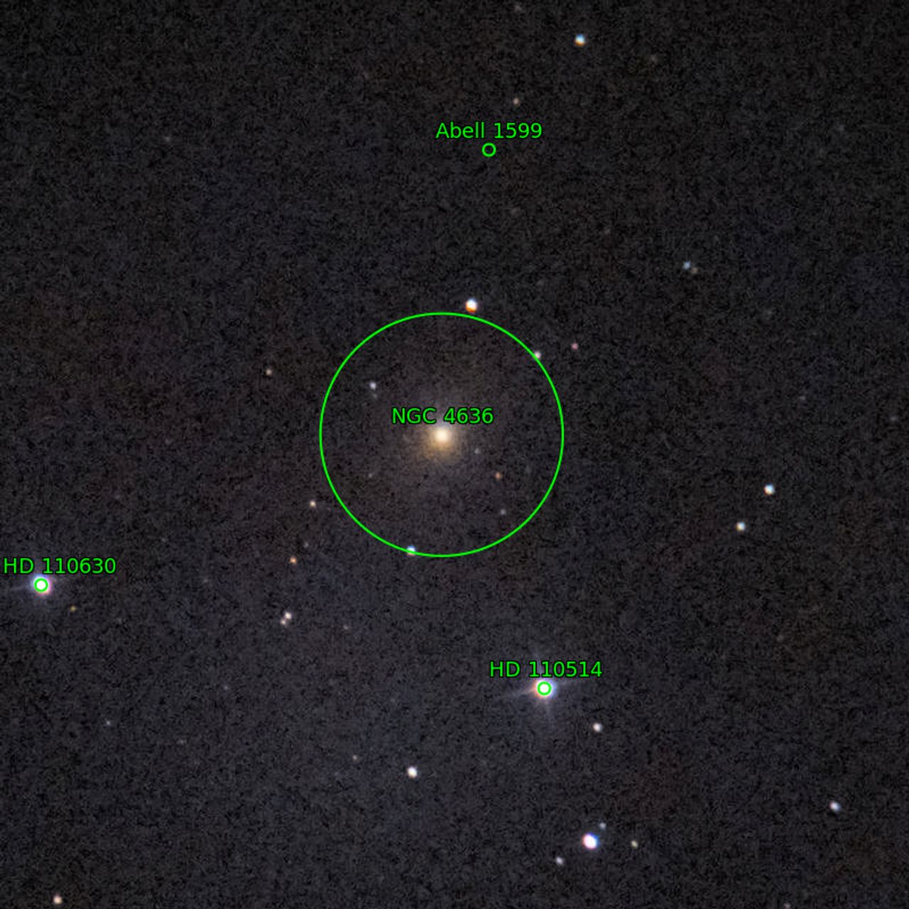 Annotation around NGC4636