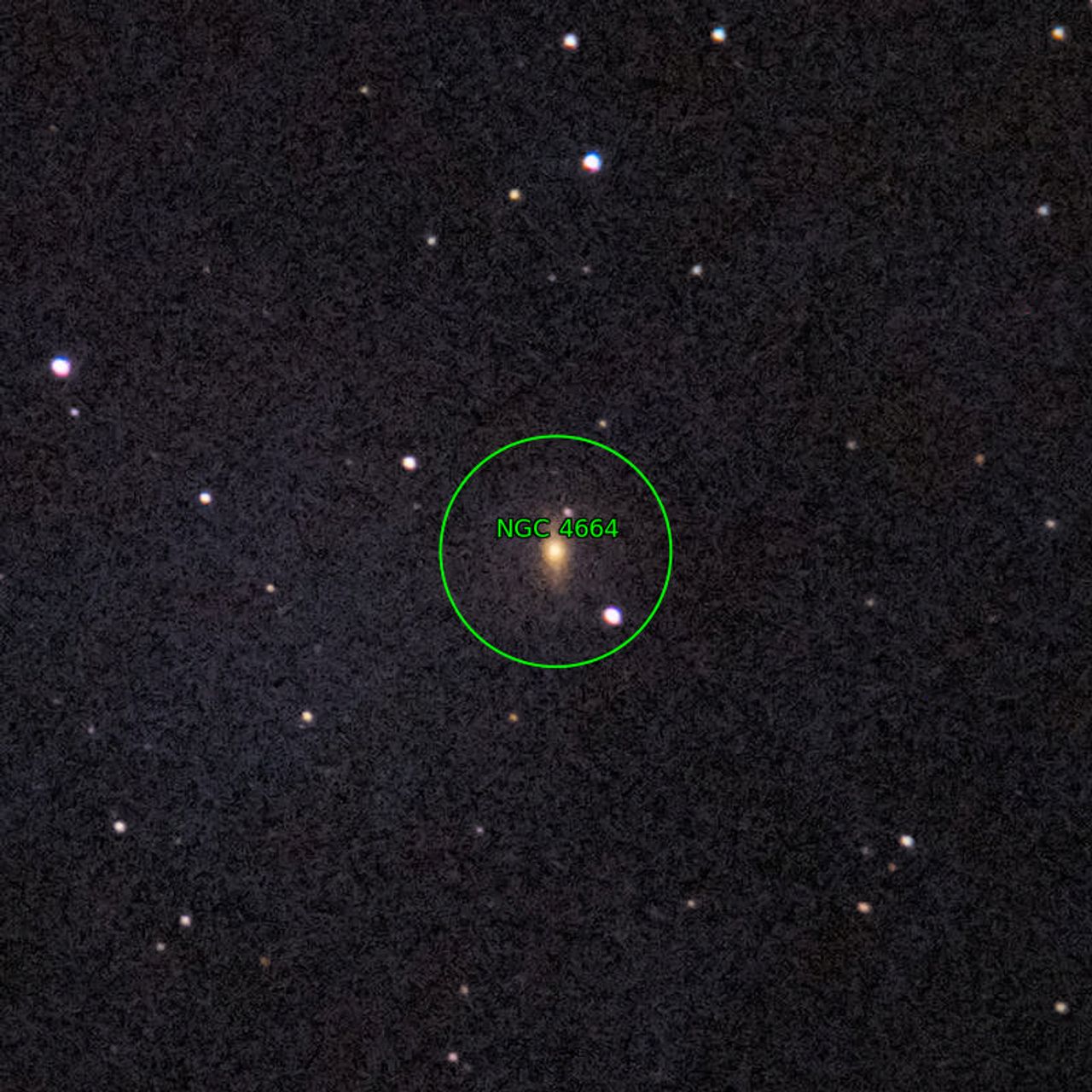 Annotation around NGC4664