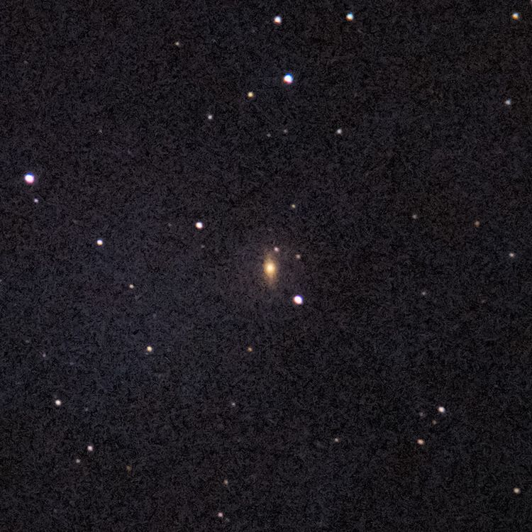NGC4664 captured through a telescope eyepiece using a smartphone camera - Afocal Astrophotography