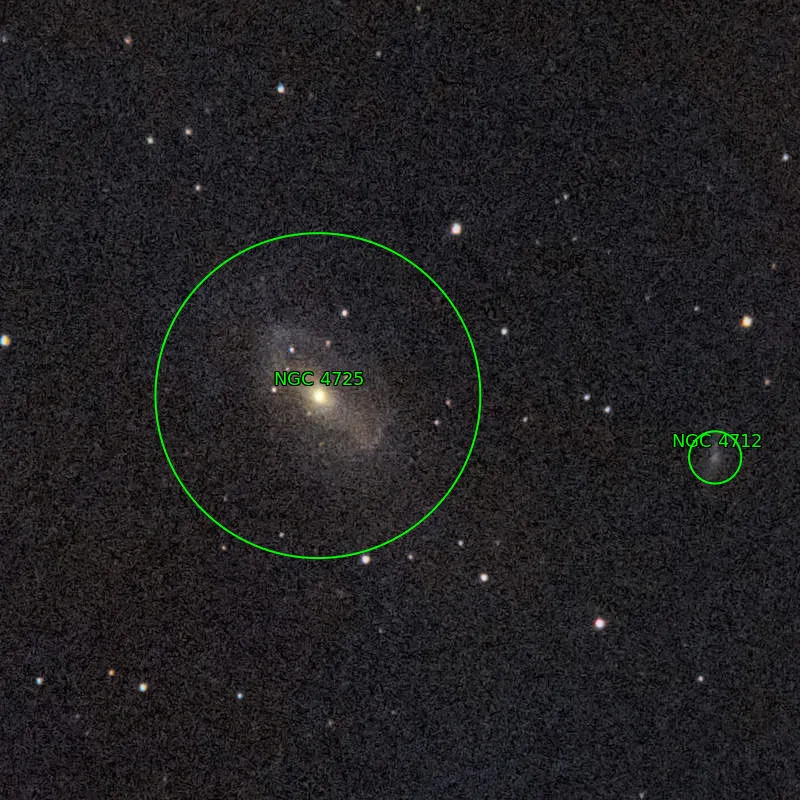 Annotation around NGC4725