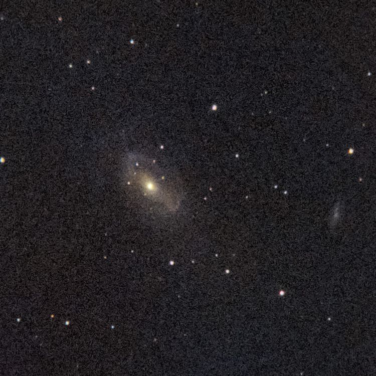NGC4725 captured through a telescope eyepiece using a smartphone camera - Afocal Astrophotography