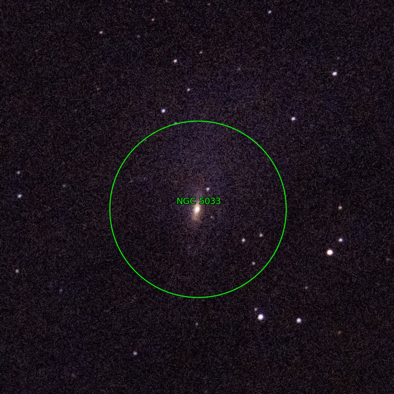 Annotation around NGC5033