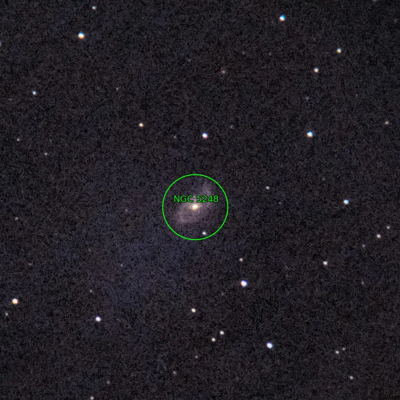 Annotation around NGC5248