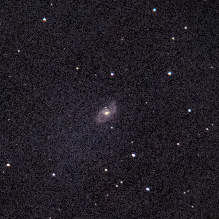 NGC5248 captured through a telescope eyepiece using a smartphone camera - Afocal Astrophotography