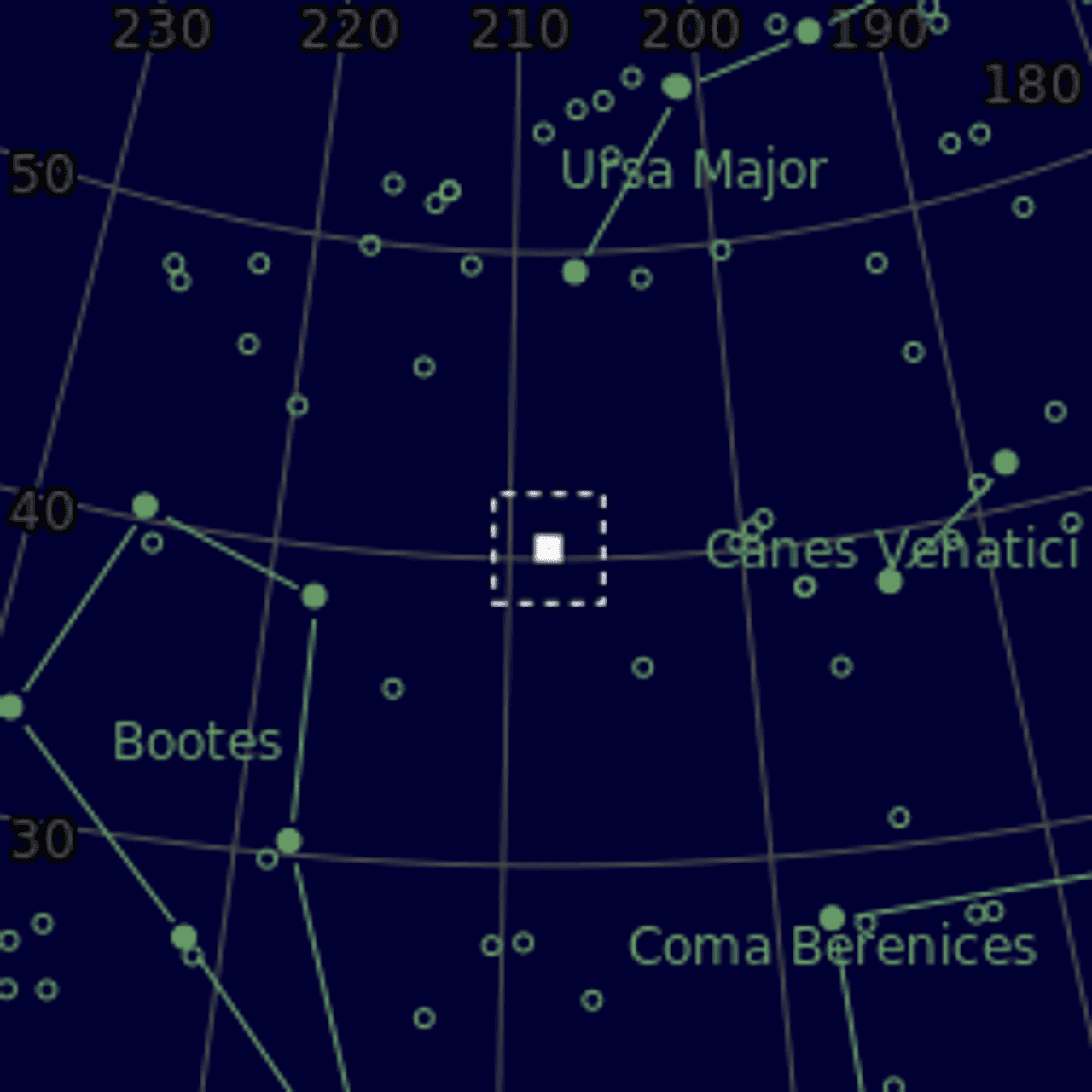 Star map of NGC5350