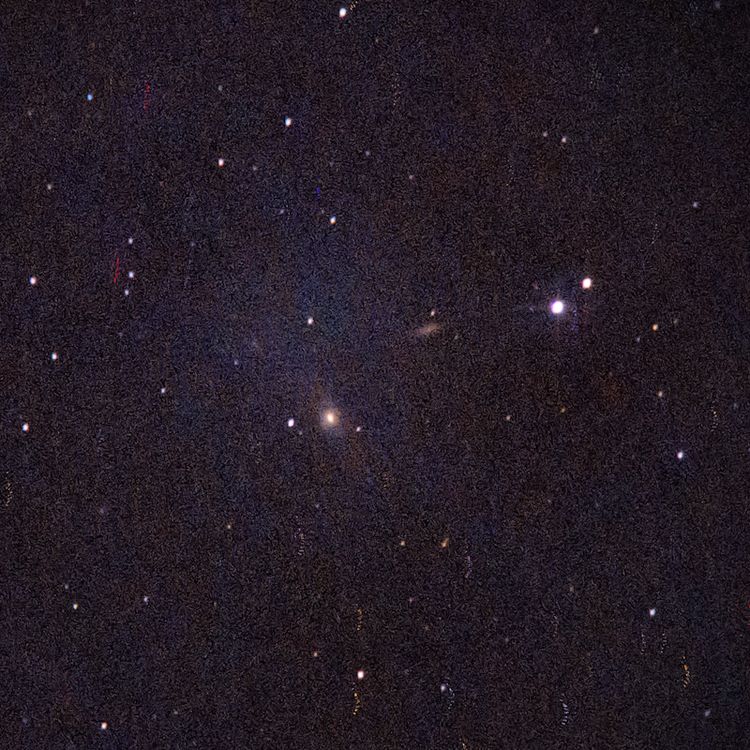 NGC5566 captured through a telescope eyepiece using a smartphone camera - Afocal Astrophotography