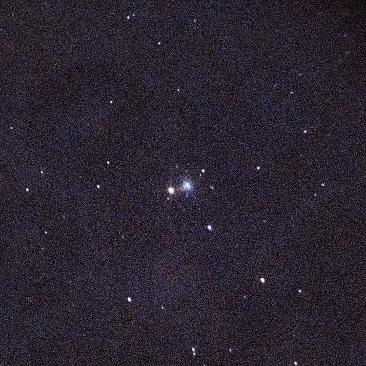 NGC5634 captured through a telescope eyepiece using a smartphone camera - Afocal Astrophotography