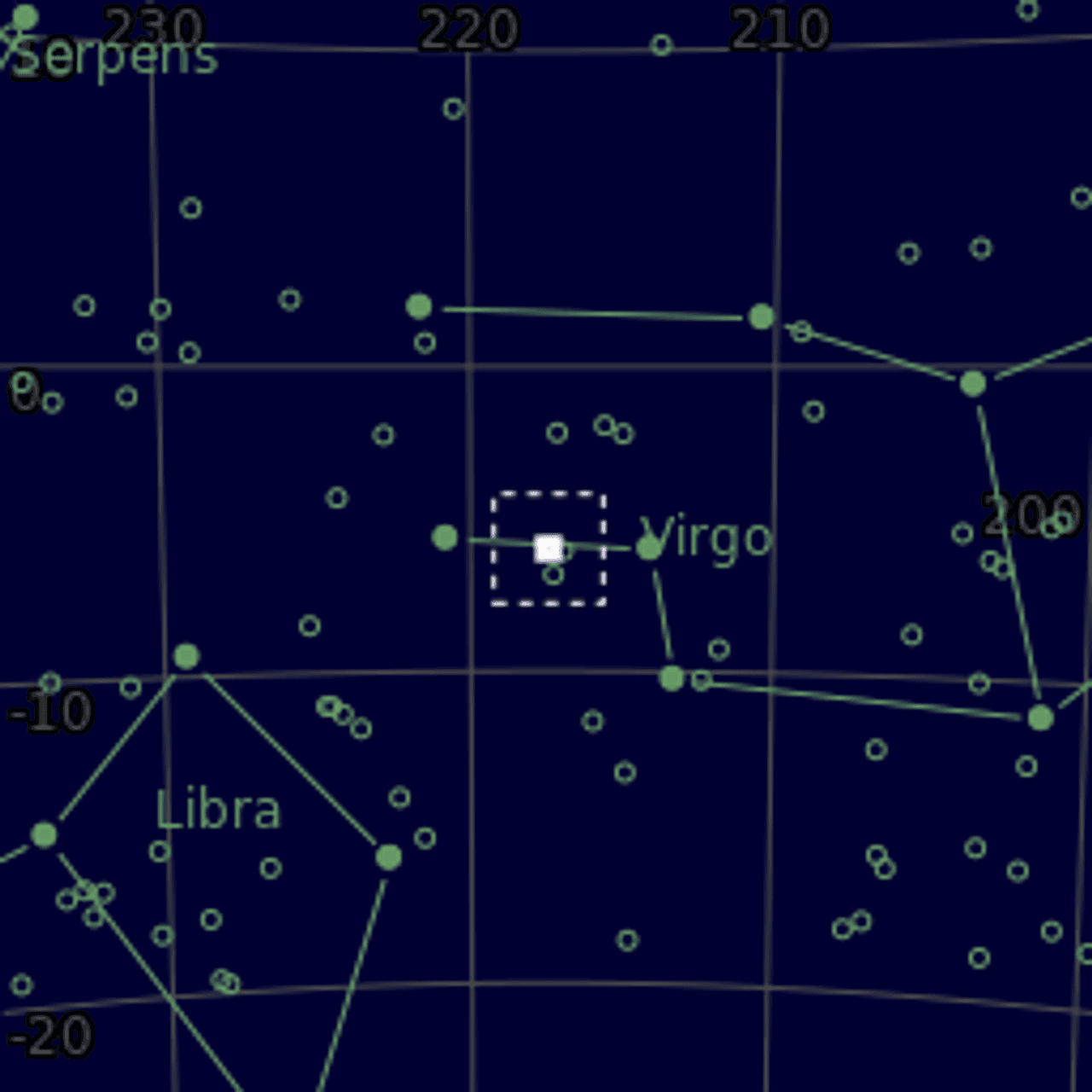 Star map of NGC5634