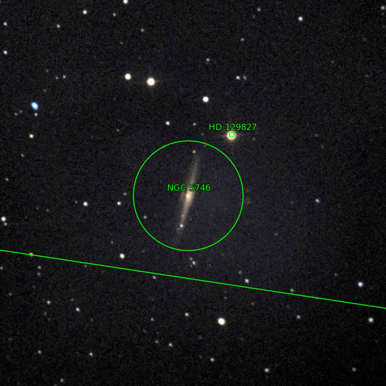 Annotation around NGC5746