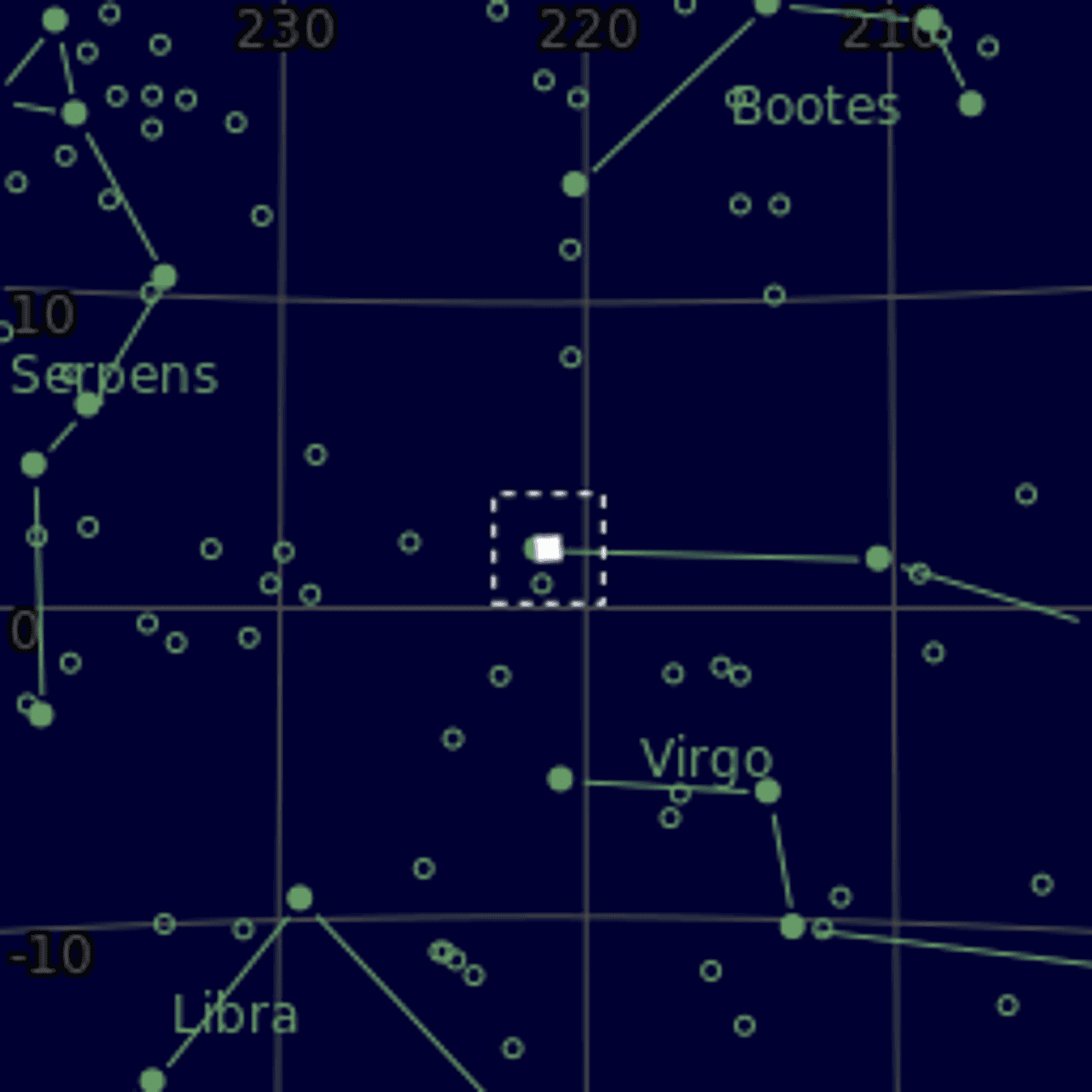 Star map of NGC5746