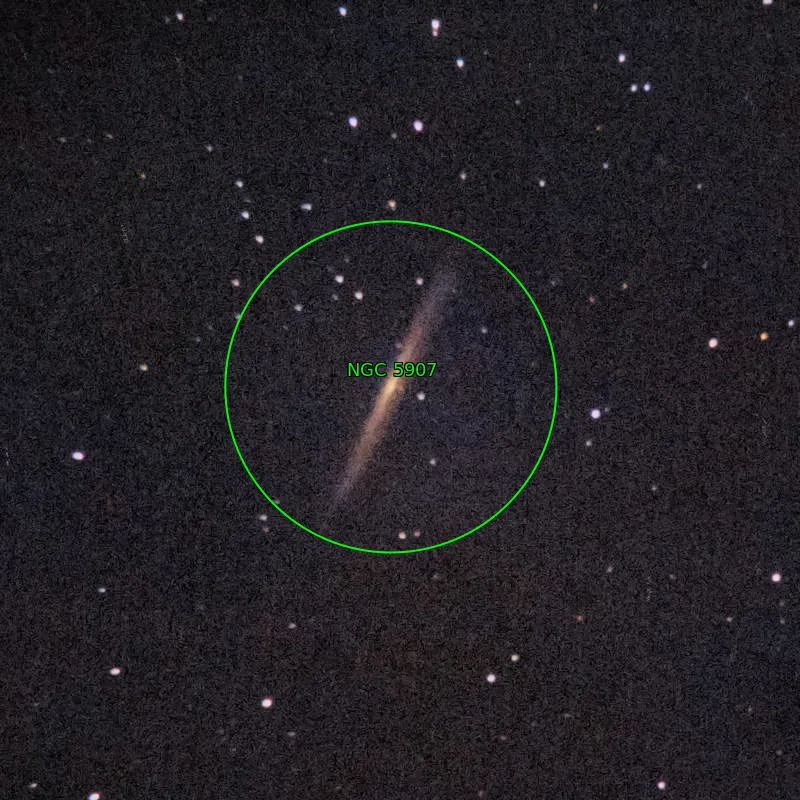 Annotation around NGC5907