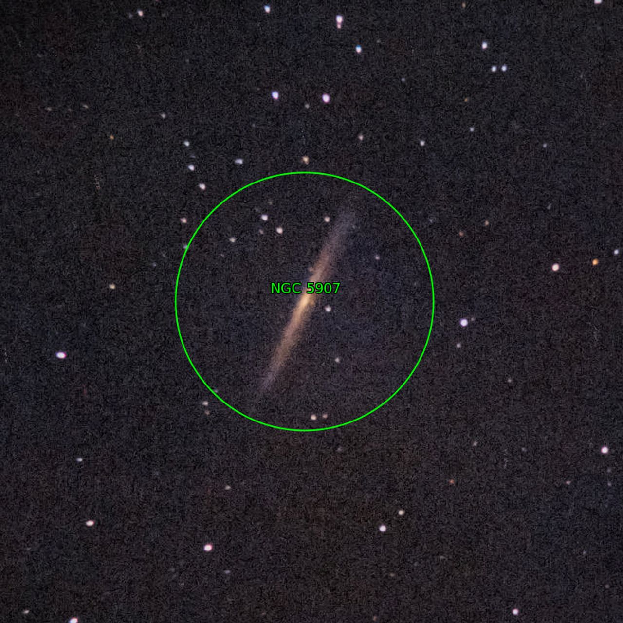 Annotation around NGC5907