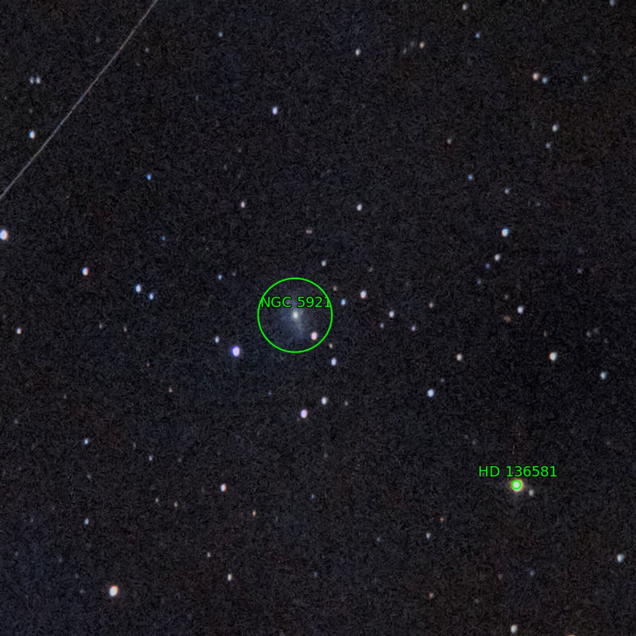 Annotation around NGC5921