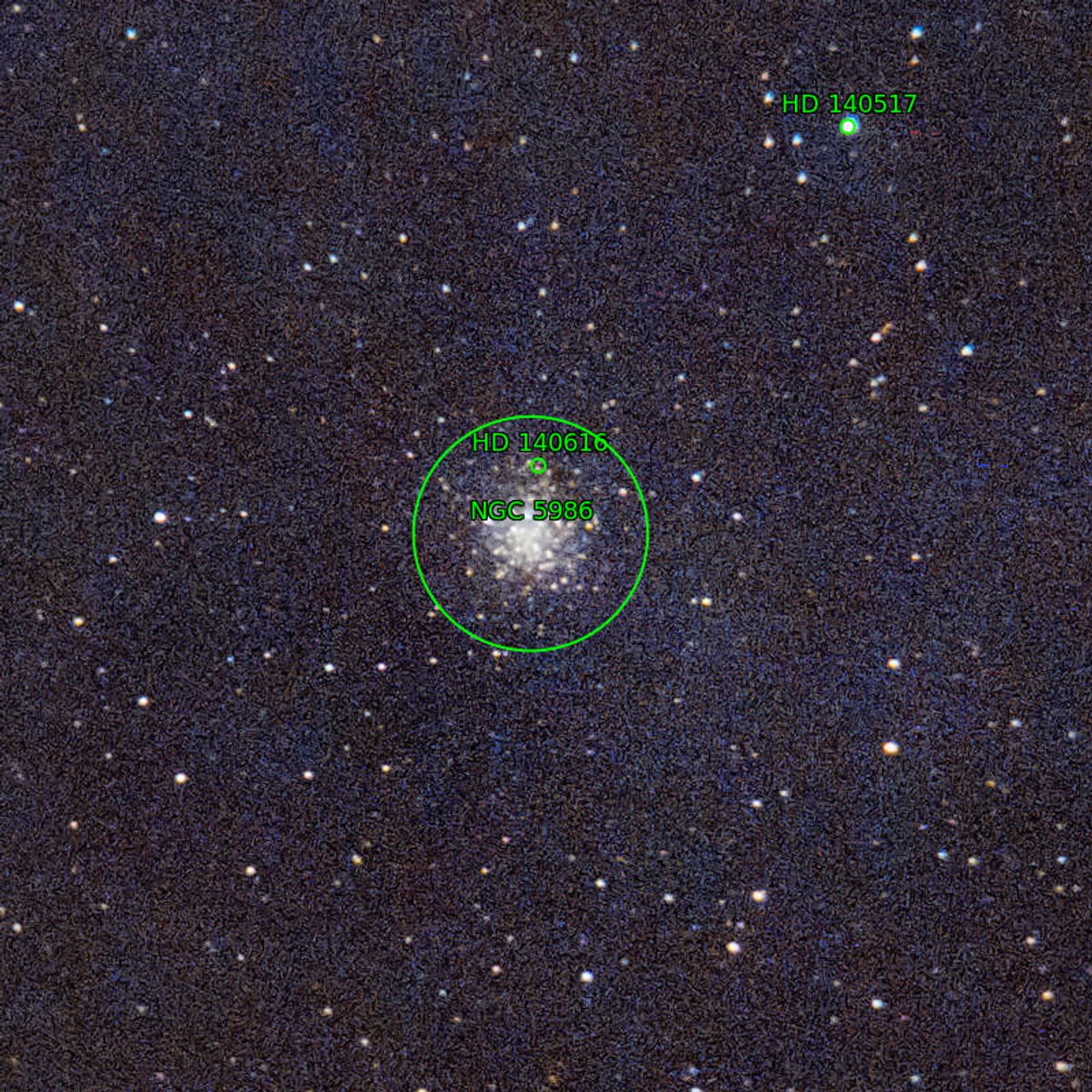 Annotation around NGC5986