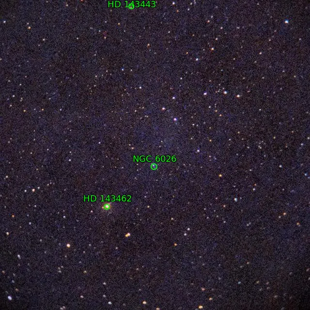 Annotation around NGC6026