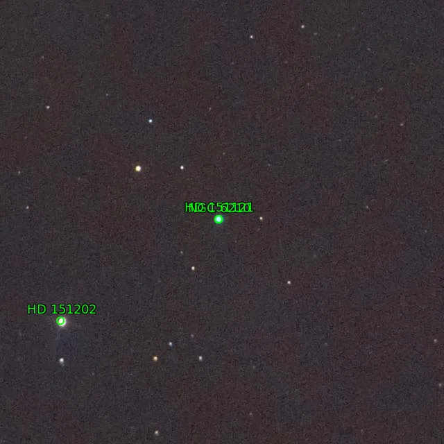 Annotation around NGC6210