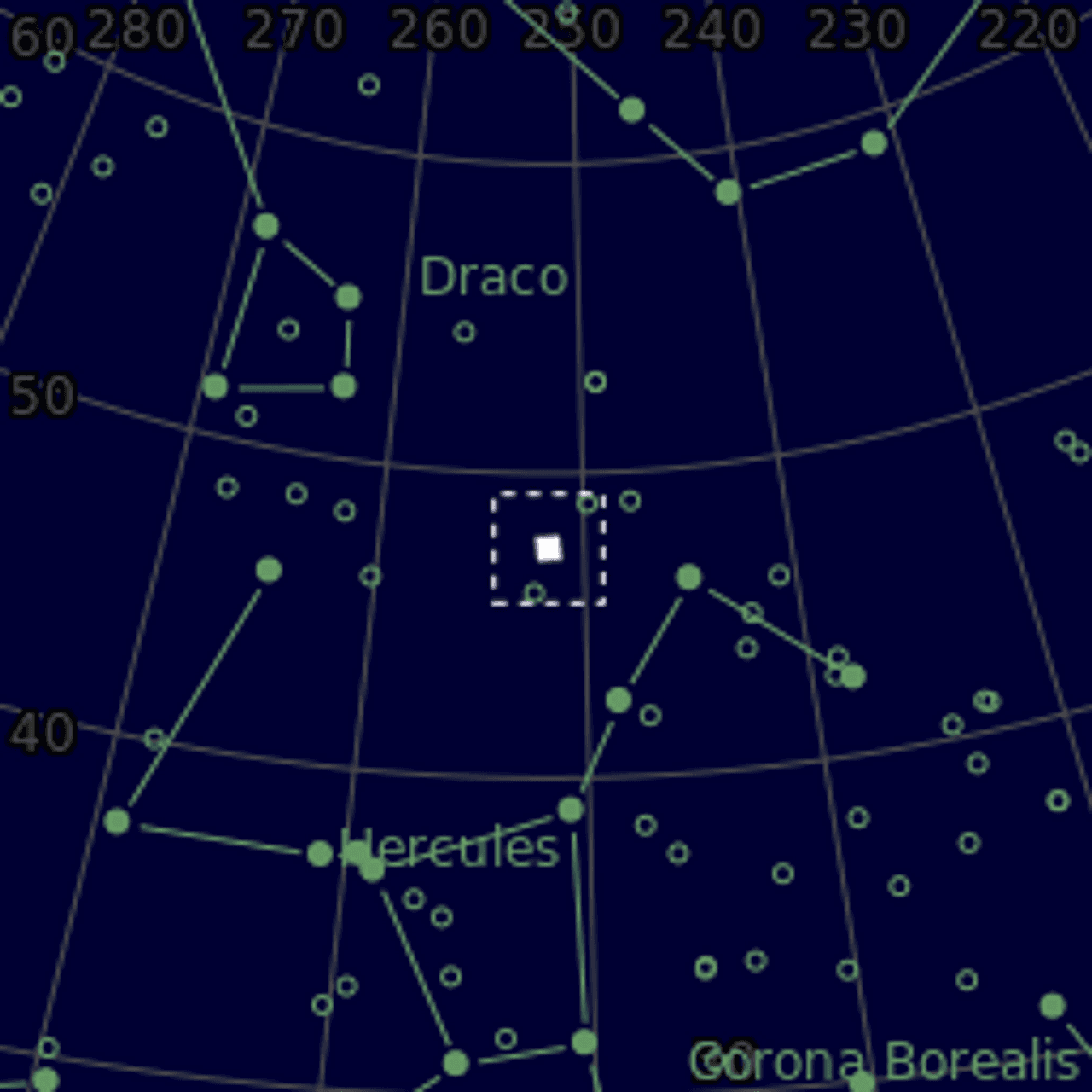 Star map of NGC6229