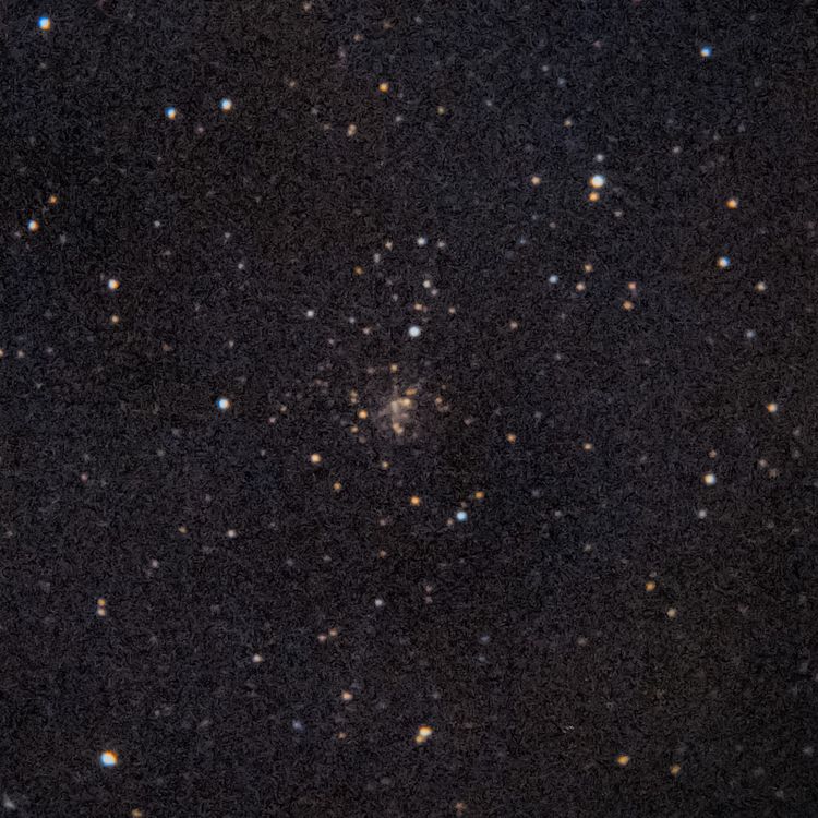 NGC6235 captured through a telescope eyepiece using a smartphone camera - Afocal Astrophotography